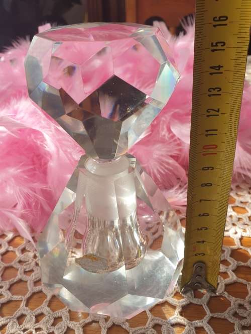 Very Heavy Perfume Bottle Crystal