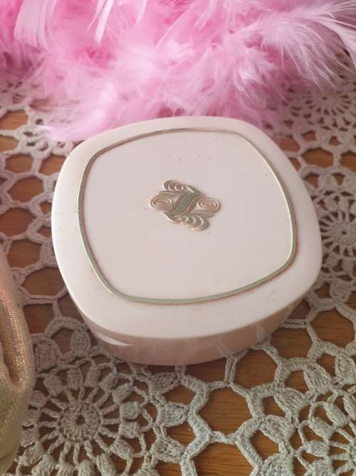Small Handbag with Vintage Powder Compact