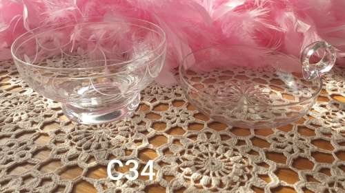 Stuart Crystal Bowl with Crystal Candy Bowl