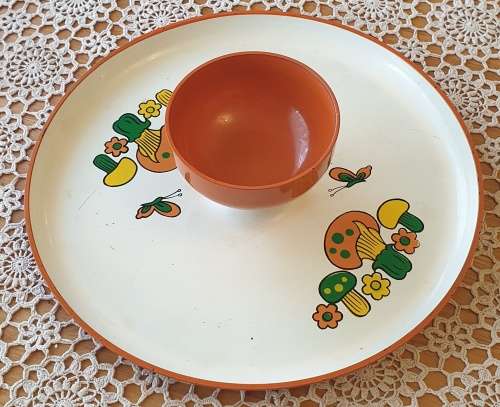 Retro Snack Serving Bowl (plastic)