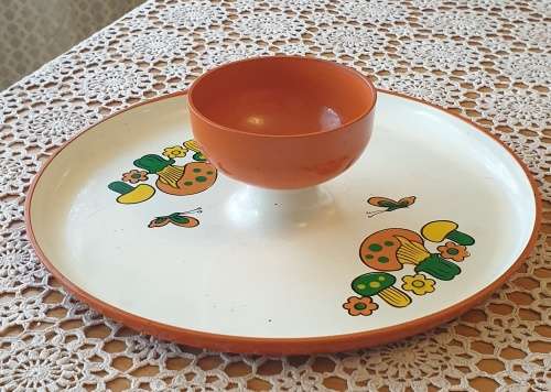 Retro Snack Serving Bowl (plastic)