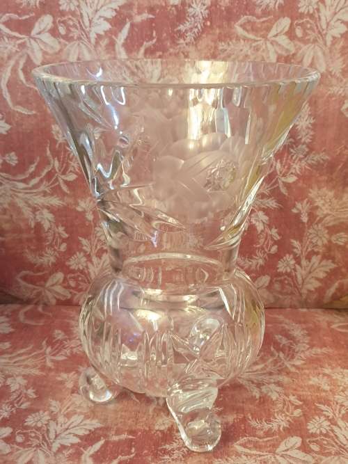 Heavy Crystal Vase