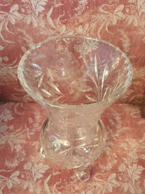 Heavy Crystal Vase