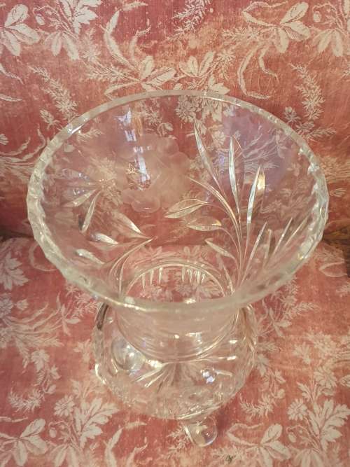 Heavy Crystal Vase