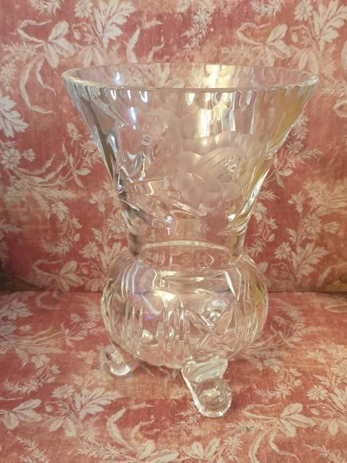 Heavy Crystal Vase