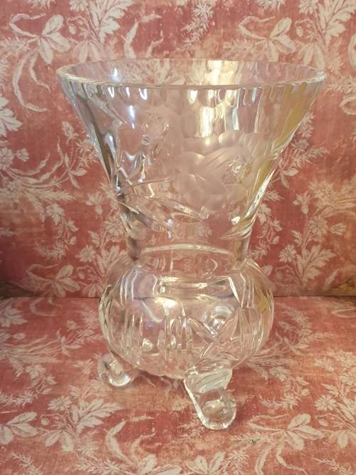Heavy Crystal Vase