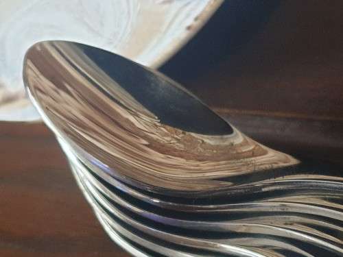 SELDOM SEEN FOR SALE    AMC Cutlery    set of 6 teaspoons and set of 6 cake forks