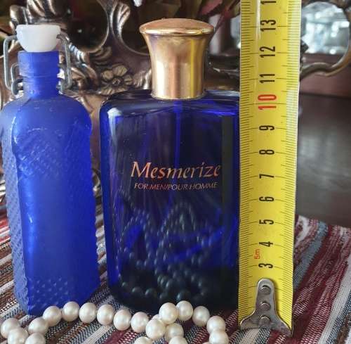 Two Small Blue Bottles for Your Collection