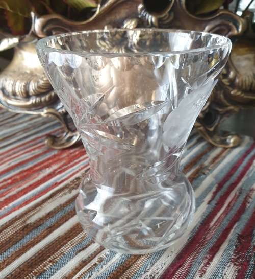 Delightful Small Rose Cut Vase for Your Collection