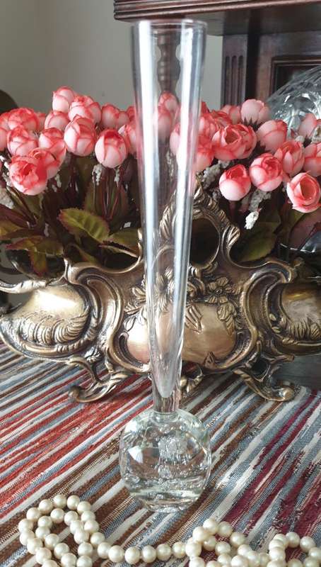 Delightful  Glass Vase made in Turkey  for Your Collection