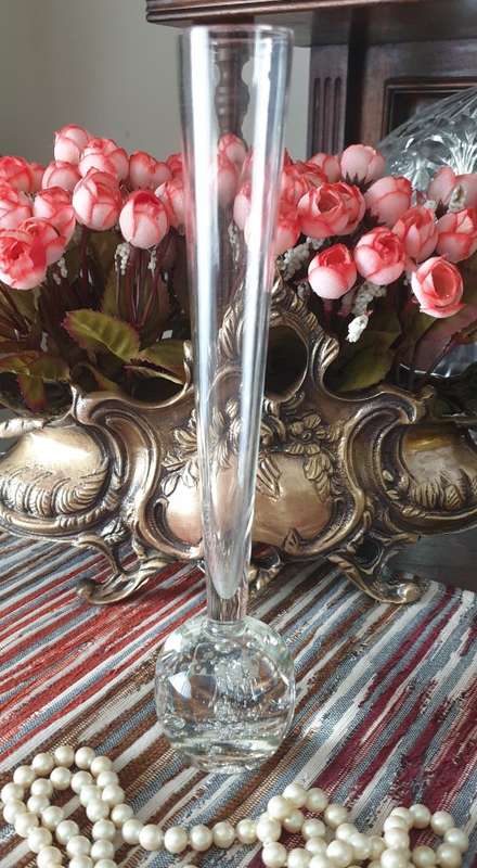 Delightful  Glass Vase made in Turkey  for Your Collection