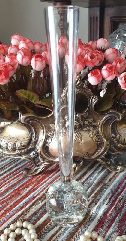 Delightful  Glass Vase made in Turkey  for Your Collection