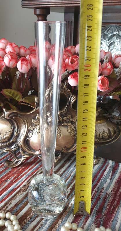 Delightful  Glass Vase made in Turkey  for Your Collection