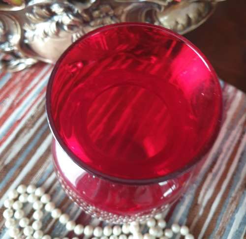 Delightful Red Vase for Your Collection