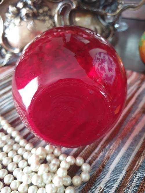 Delightful Red Vase for Your Collection