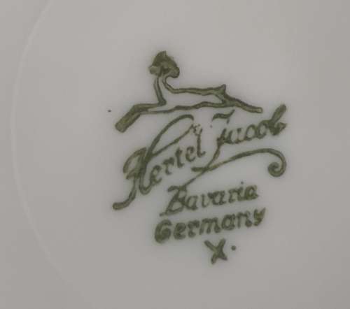 Appealing Black Snack Plate with side plates made in Germany