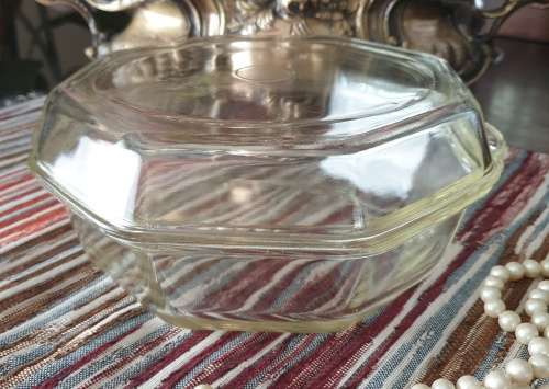 Stunning old Vintage Bowl with Lid  for your Kitchen