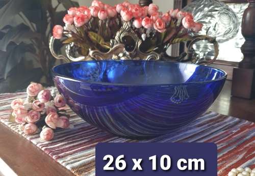 Cobalt Blue Salad Bowl