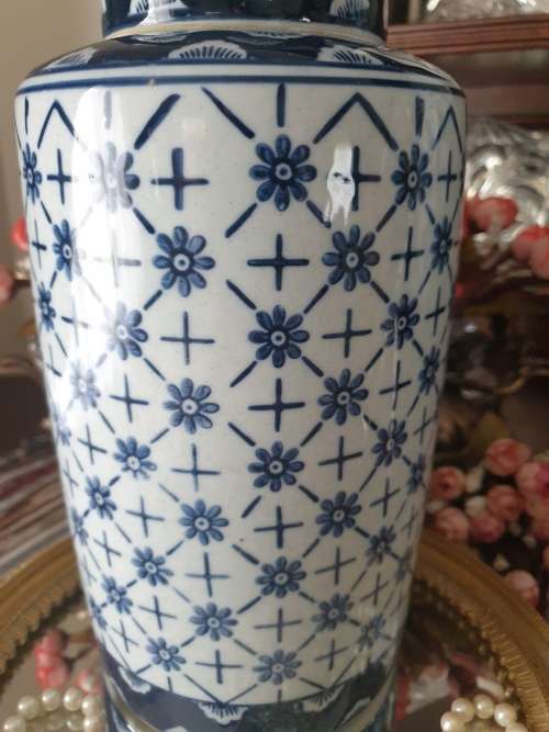 Exquisite Blue-and-White  Jar -  simply stunning