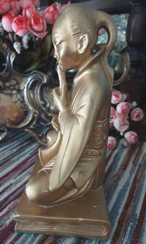 Gold Color Buddha figurine