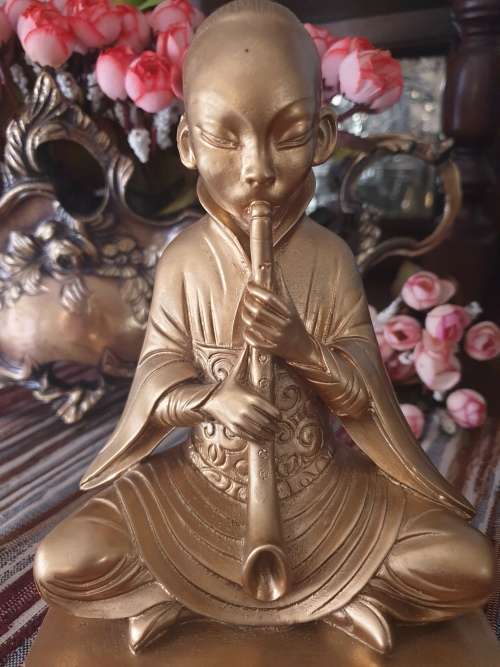 Gold Color Buddha figurine