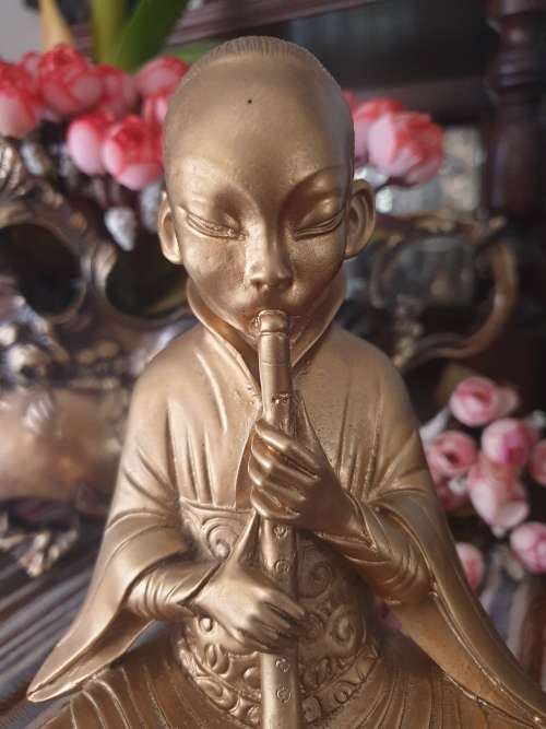 Gold Color Buddha figurine