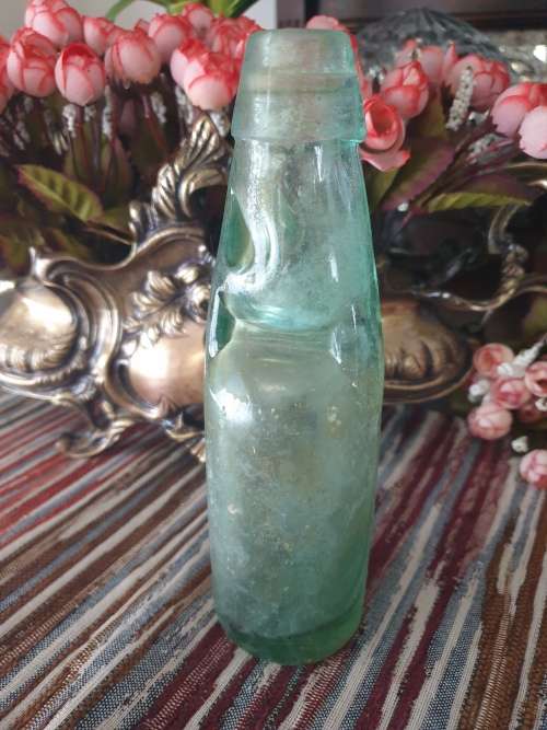 Two Vintage Glass Bottles
