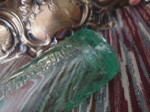 Two Vintage Glass Bottles