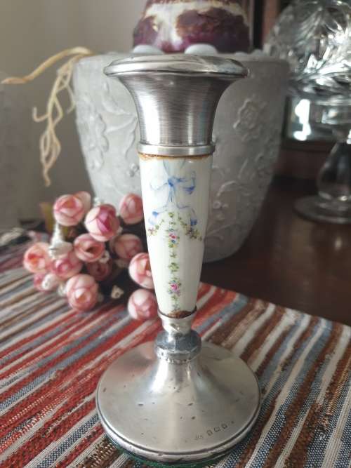 Birmingham Silver Candle Holder