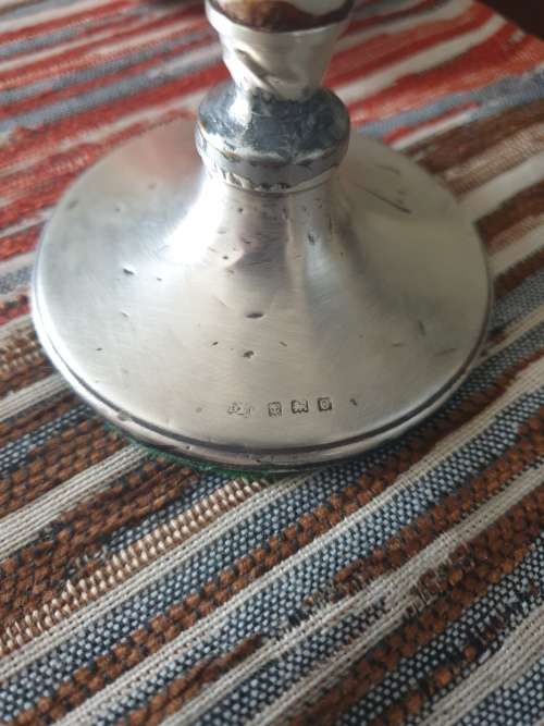 Birmingham Silver Candle Holder