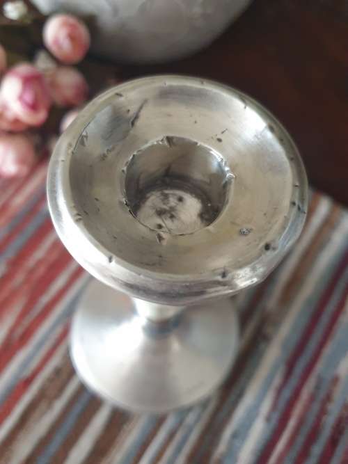 Birmingham Silver Candle Holder