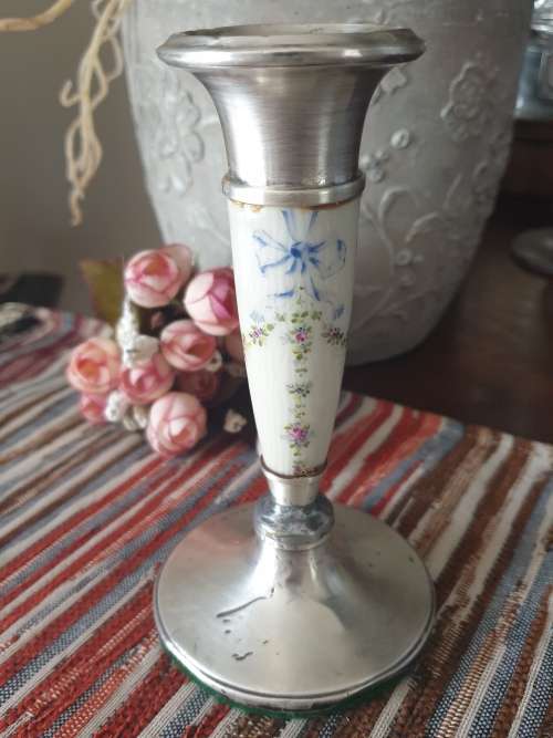 Birmingham Silver Candle Holder
