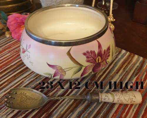 Vintage Salad Bowl  with Spoon