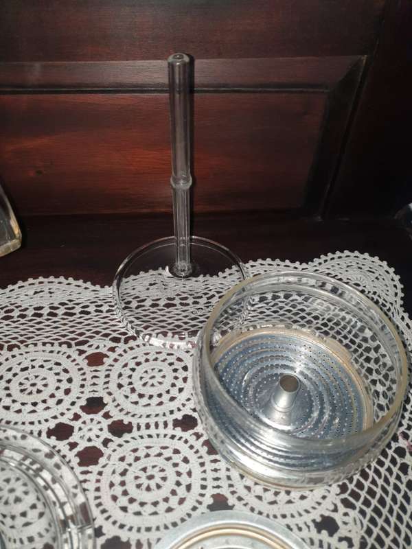 Pyrex 9 Cup Glass Coffee Pot Stovetop Percolator    VERY RARE !!!  OVER $150 ON AMAZON !!!