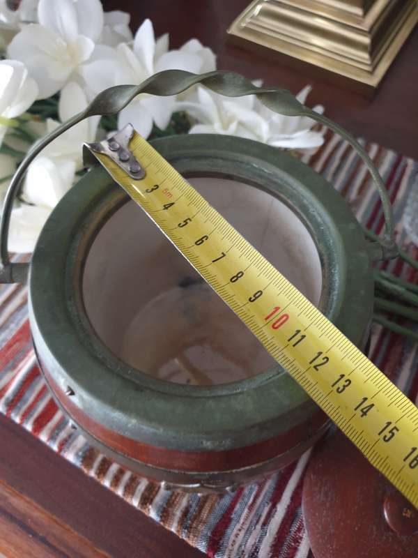 Vintage | Oak Biscuit Barrel |  EPNS | Needs a Good Clean