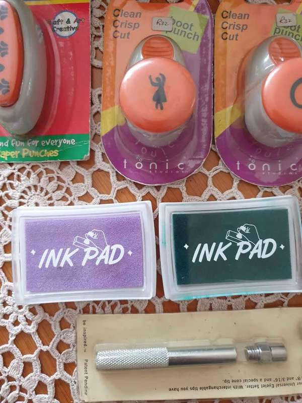 Stationary Items in Wooden Bowl