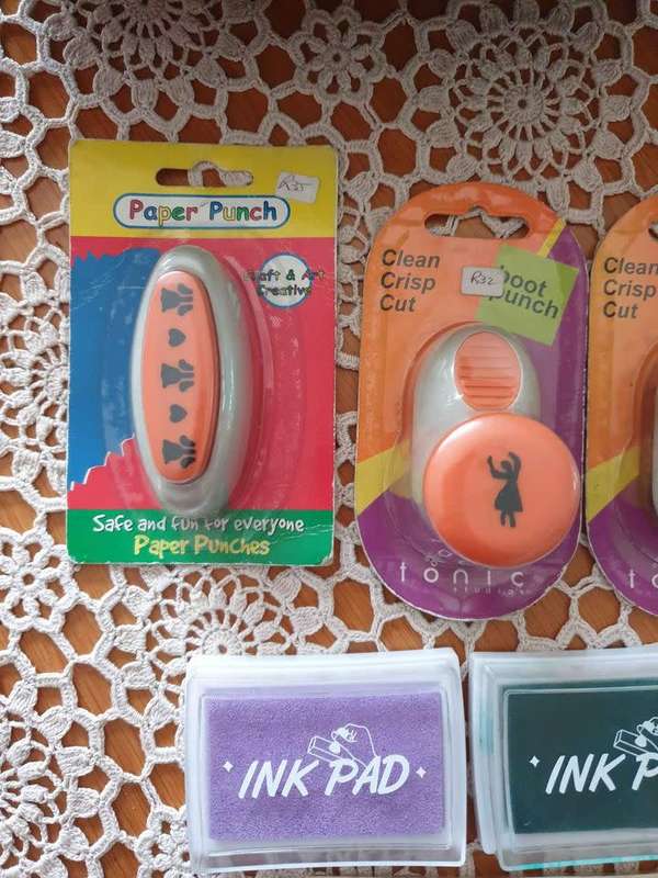 Stationary Items in Wooden Bowl