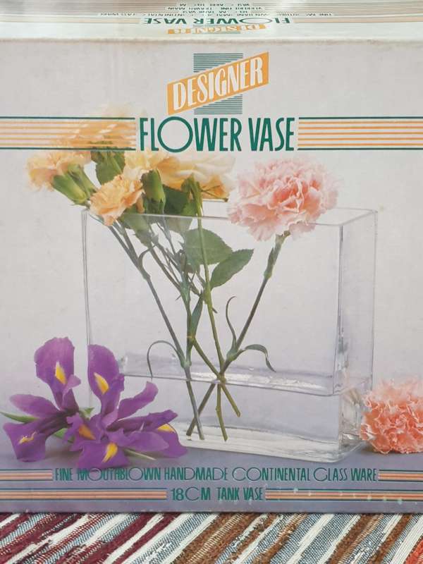 GLASS VASE | MADE IN TURKEY | IN BOX