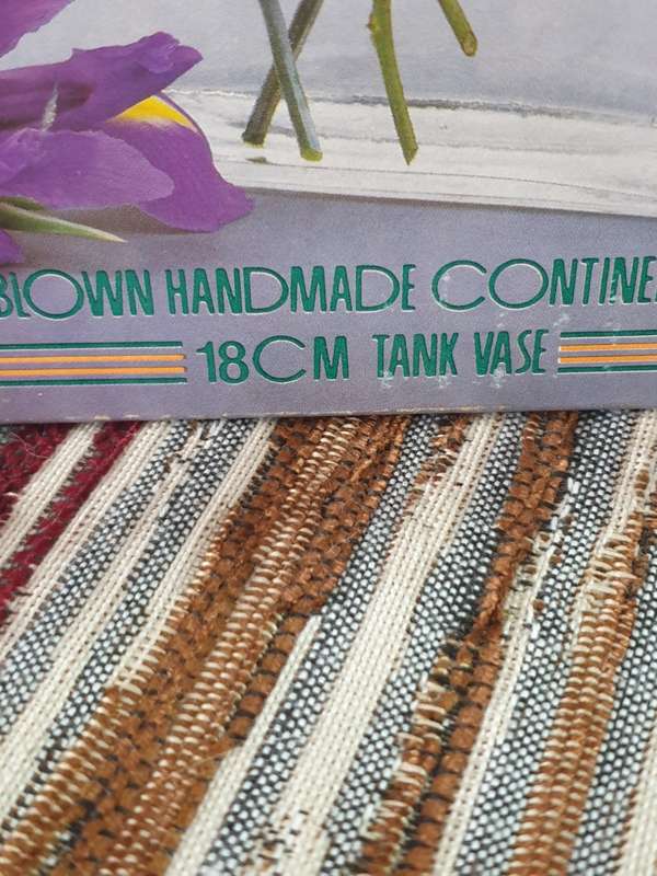GLASS VASE | MADE IN TURKEY | IN BOX