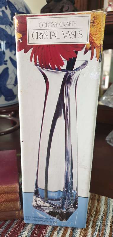 CRYSTAL VASE | MADE IN TURKEY | IN BOX