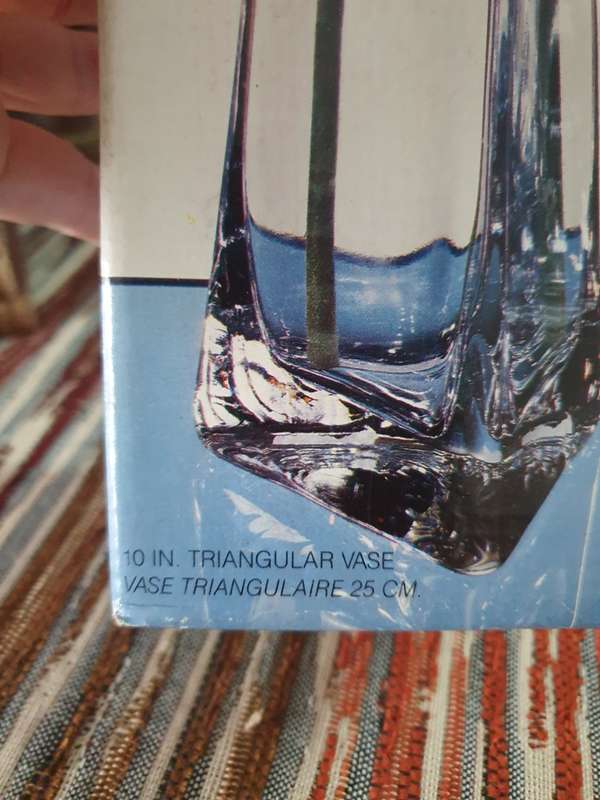 CRYSTAL VASE | MADE IN TURKEY | IN BOX