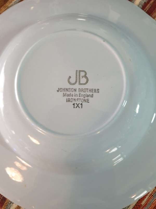 JOHNSON BROTHERS POWDER BLUE PLATE | WALL PLATE | REPLACEMENT PLATE |