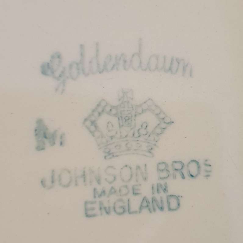 JOHNSON BROTHERS YELLOW PLATE | WALL PLATE | REPLACEMENT PLATE |