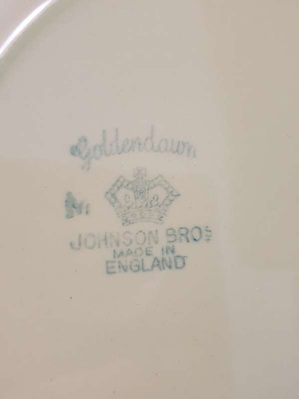 JOHNSON BROTHERS YELLOW PLATE | WALL PLATE | REPLACEMENT PLATE |