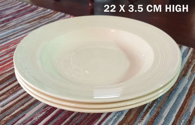 JOHNSON BROTHERS YELLOW PLATES | SOUP BOWLS  | WALL PLATES | REPLACEMENT PLATES | SET OF 3