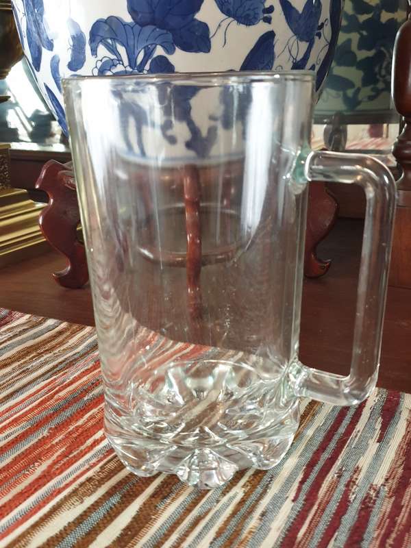 ITALIAN GLASS WATER JUG