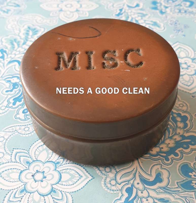 BRASS CONTAINER | STORAGE CONTAINER | VINTAGE |