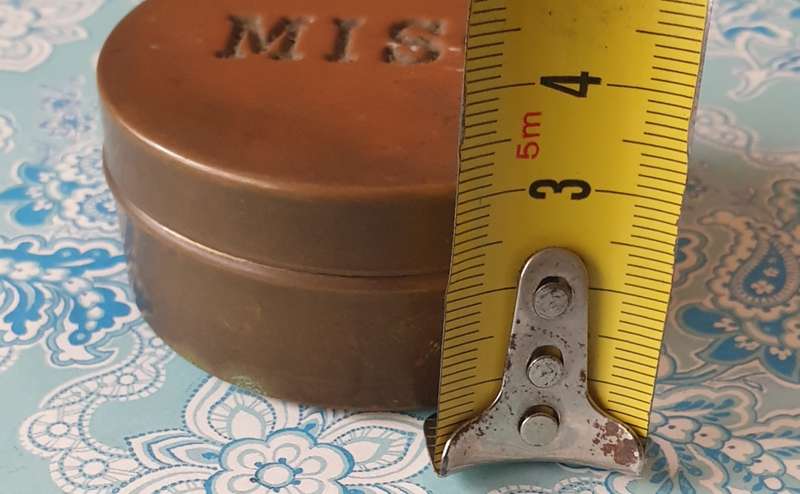 BRASS CONTAINER | STORAGE CONTAINER | VINTAGE |