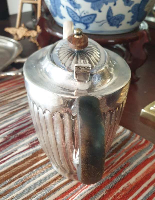 EPNS | TEA POT | PLATED | VINTAGE | DECOR | allan