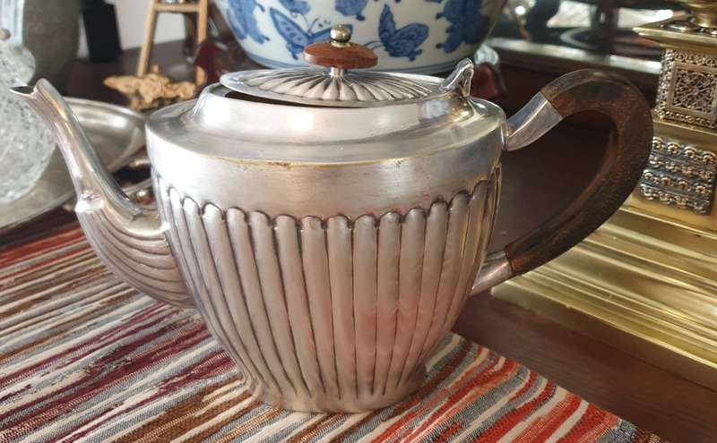 EPNS | TEA POT | PLATED | VINTAGE | DECOR | allan